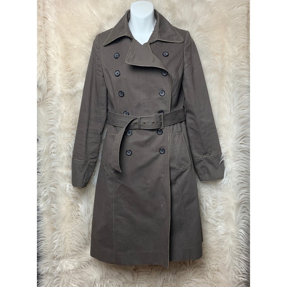 Anthropologie Jackets & Blazers - ANTHROPOLOGIE Elevenses Brown Belted Trench Coat